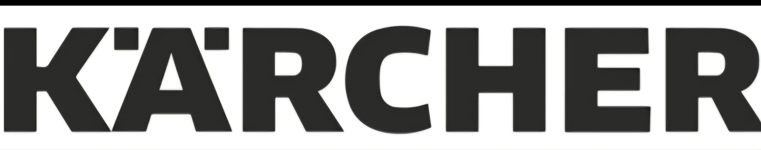 Bold black text on a white background spelling out 'KARCHER'.