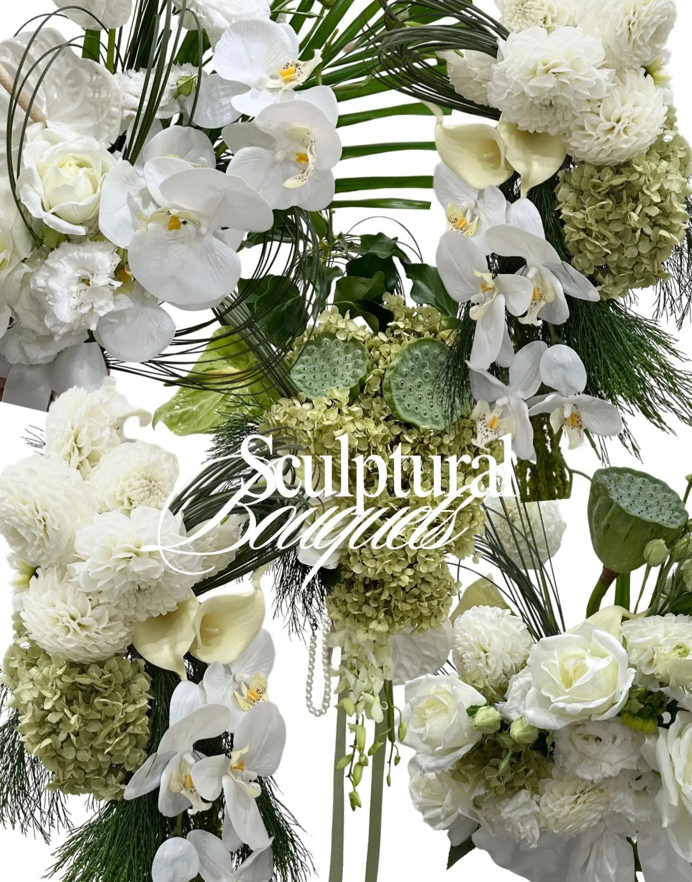 This year&rsquo;s must-have: Sculptural bouquets redefining bridal style in 2026. Enquire via the website, fill out the quote form to get started! Link in our bio 🤍