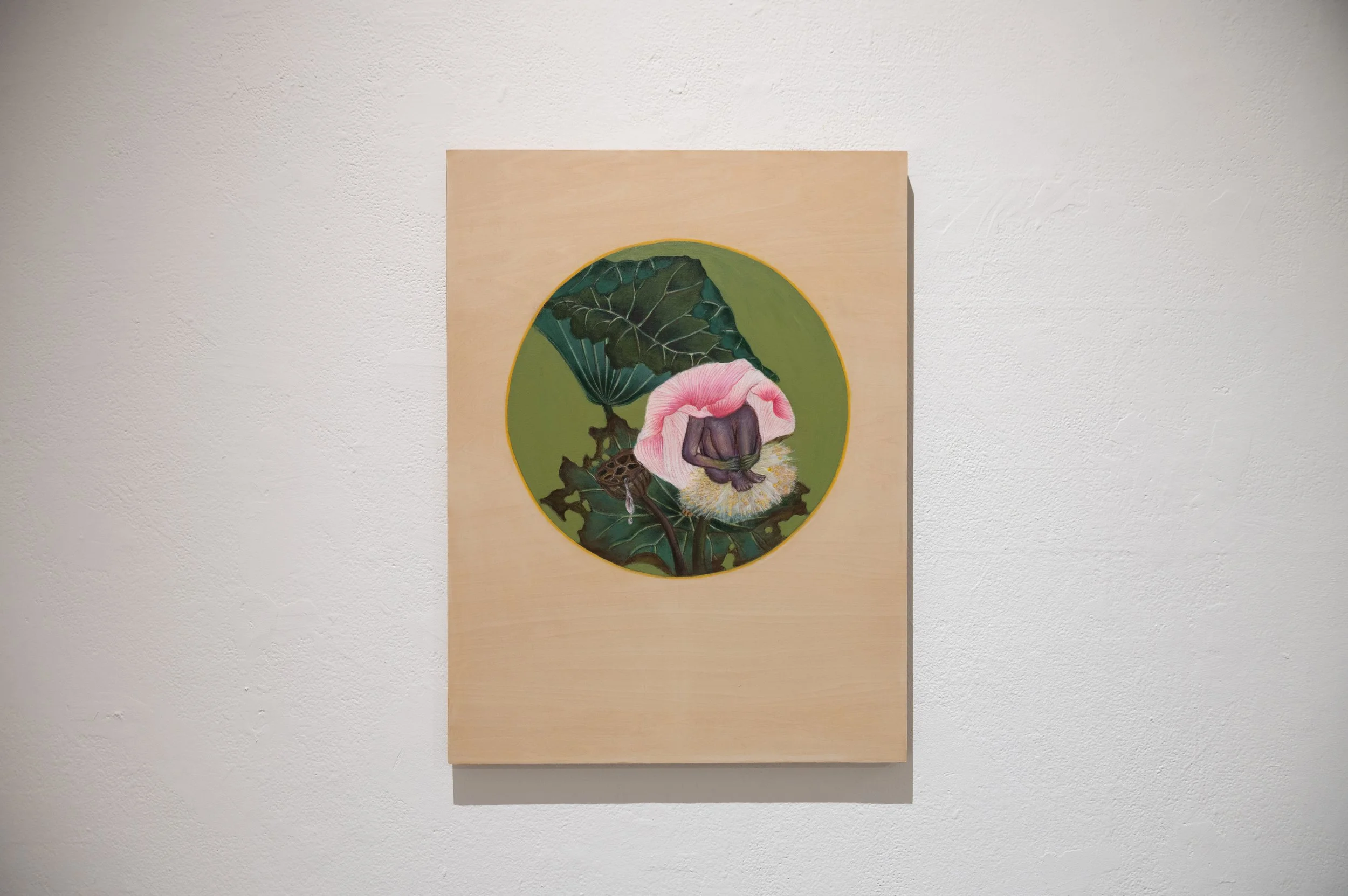  Untitled, 2025, Acrylic on Wood Panel, 24 x 18 in