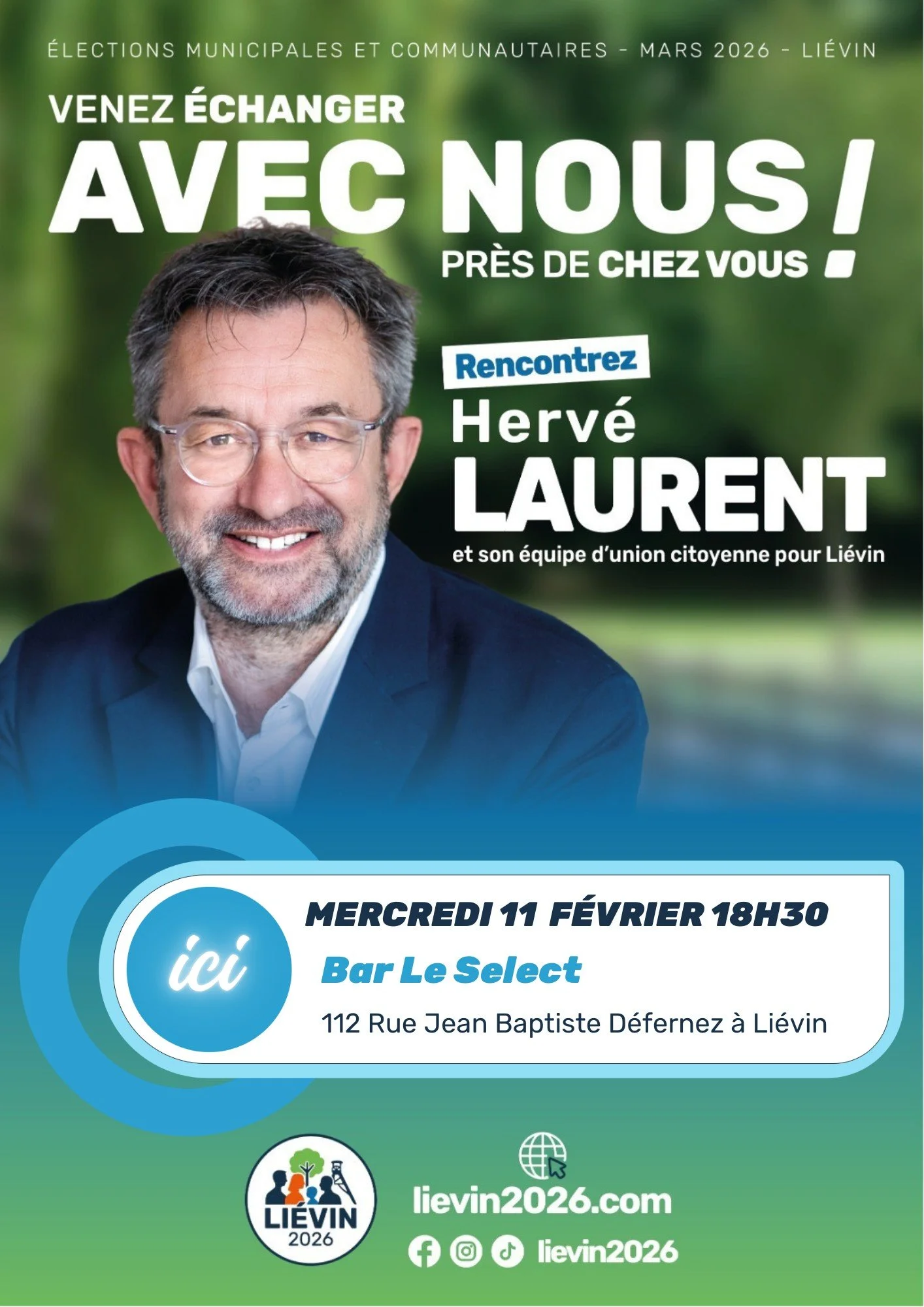 Évènement de Lievin2026 au bar Le Select, Hervé Laurent