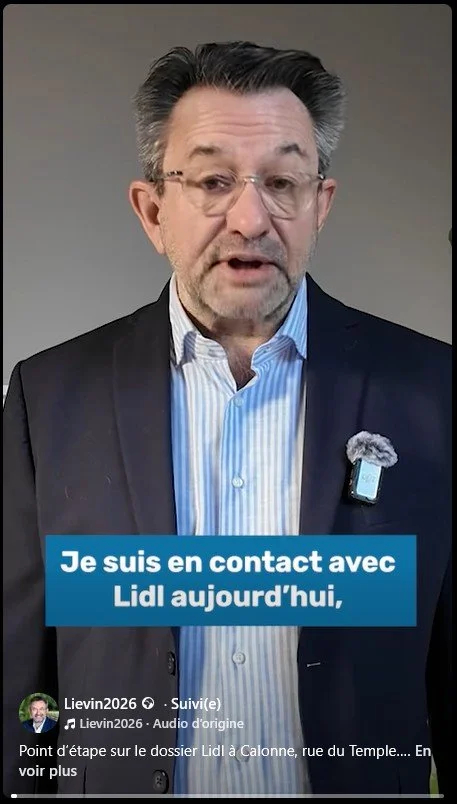 Point d’étape sur le dossier Lidl à Calonne, Liévin.