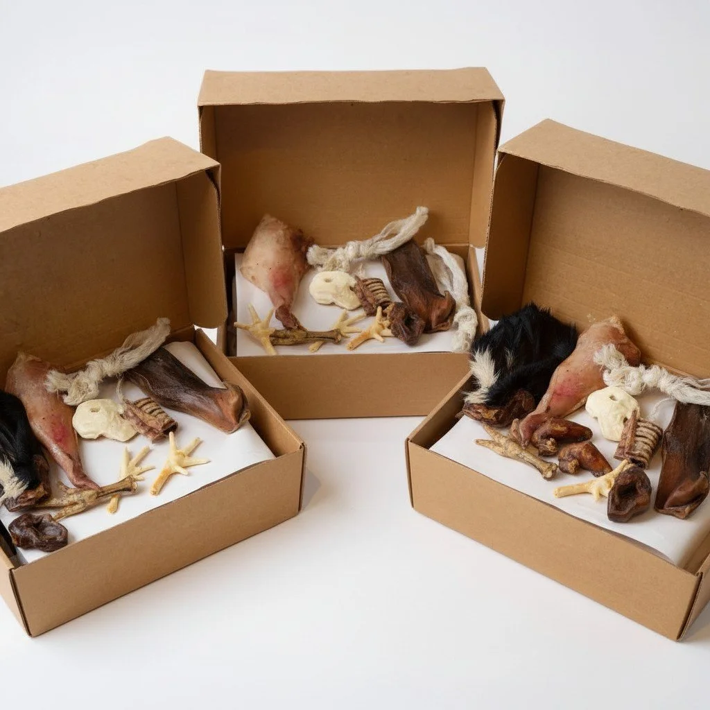 Build Your Own Boxes -
Create a custom chew box tailored to your dog’s behaviour and chewing needs.