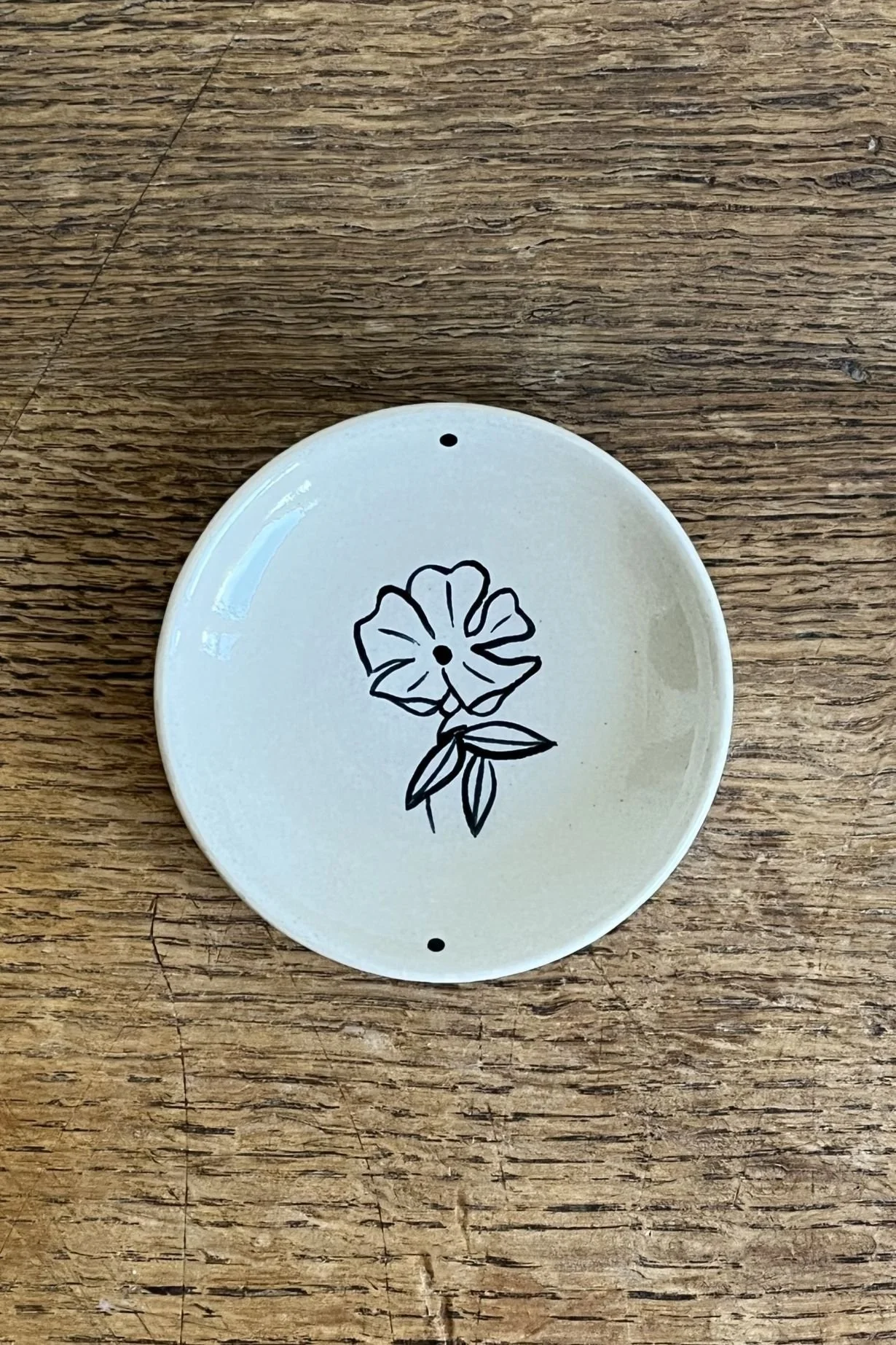 Handmade Wild Rose Trinket Dish