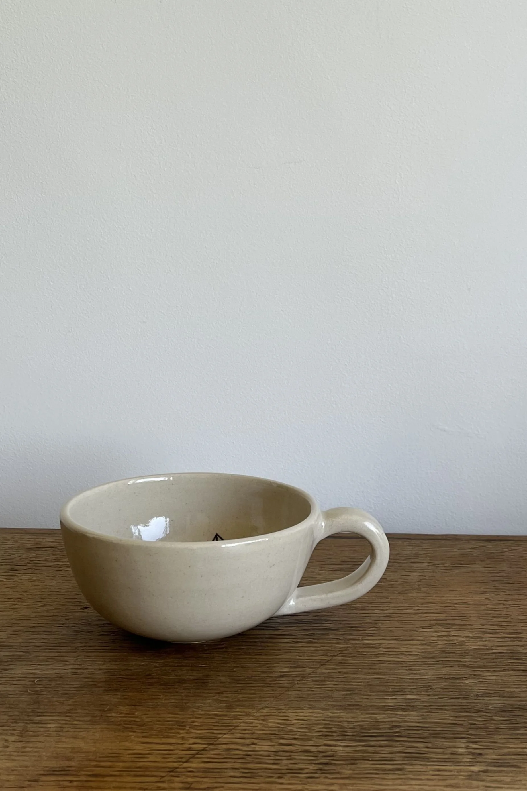 Handmade Stoneware Flower Cup.