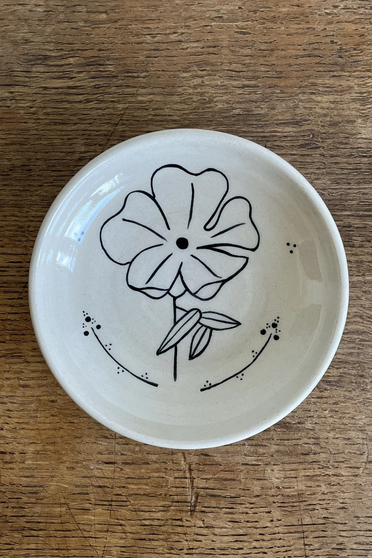 Wild Rose Handmade Ceramic Dish