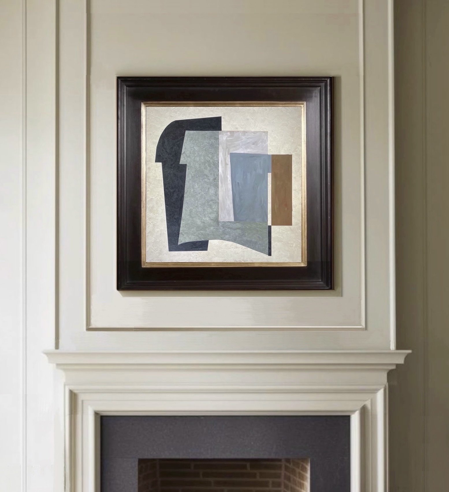 Transcendence. H.667 x W.667mm, framed. Acrylic on canvas