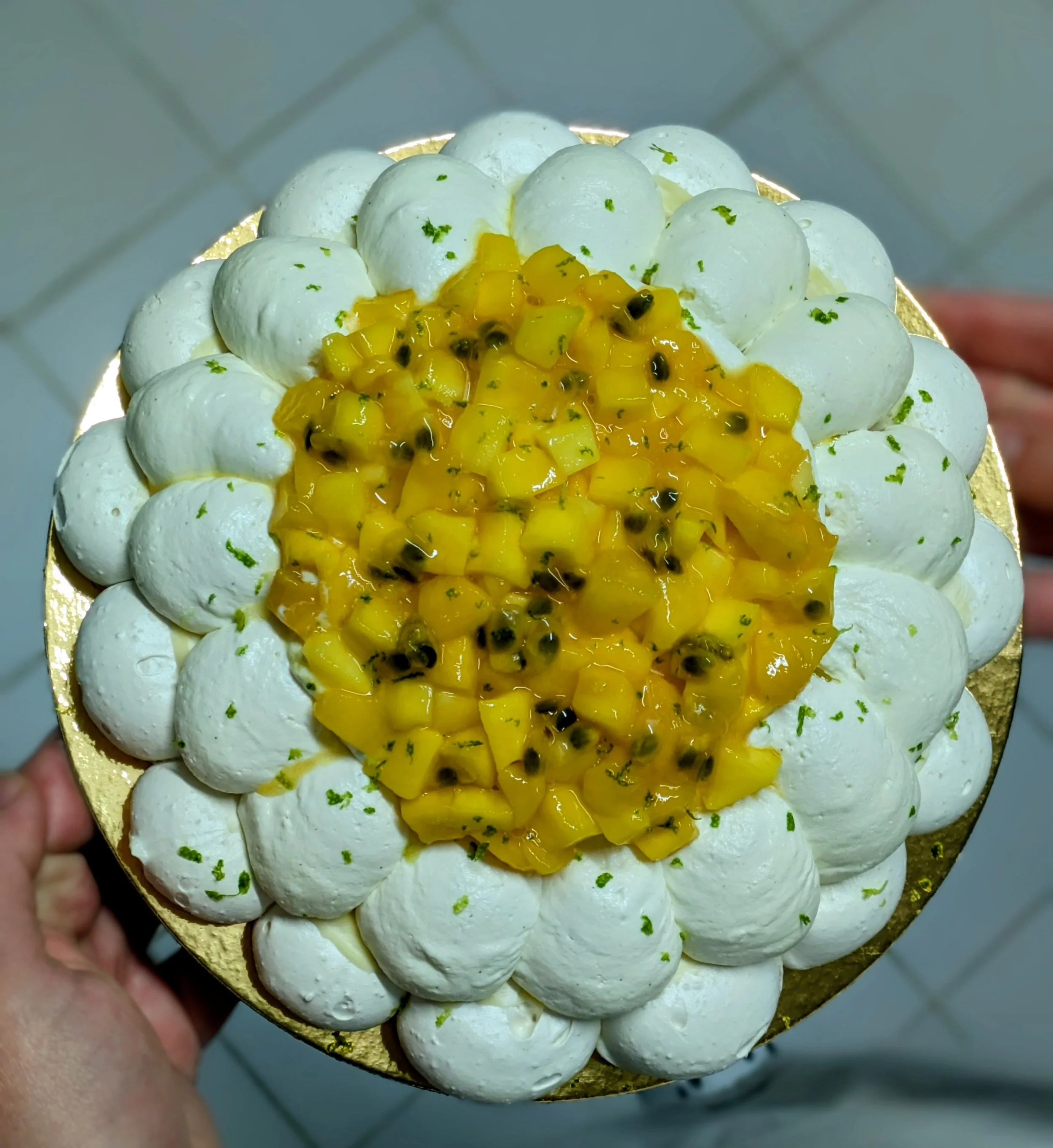 Pavlova mangue-passion