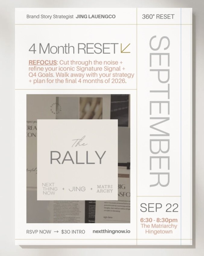 THE RALLY: SEP 22  → 4 MONTH RESET