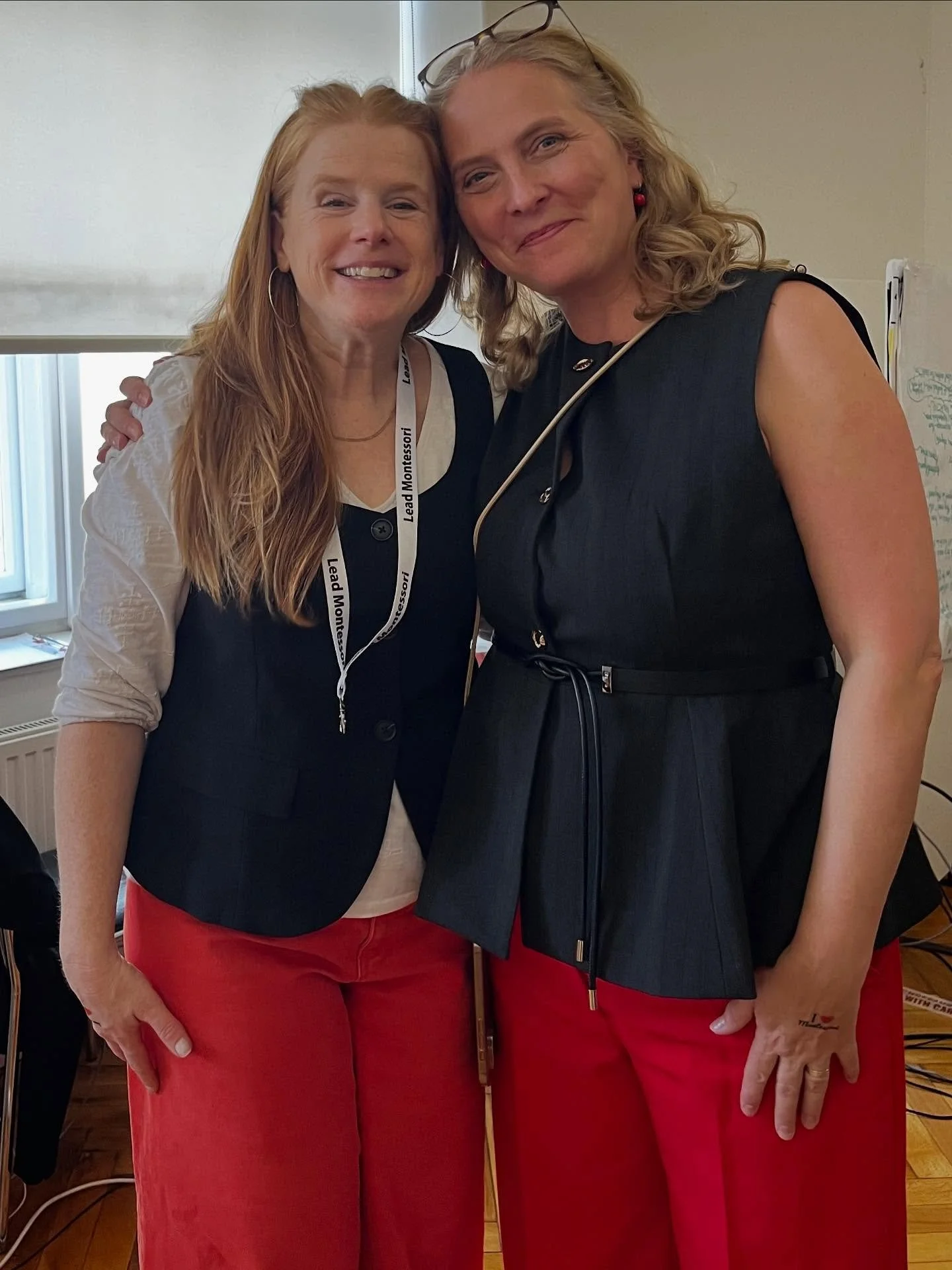 Look how cute these two Montessori leaders, visionaries, and stewards are! @montessoriinstituteprague  @lisathauvette 

#montessoriinstituteprague #leadmontessoriconference