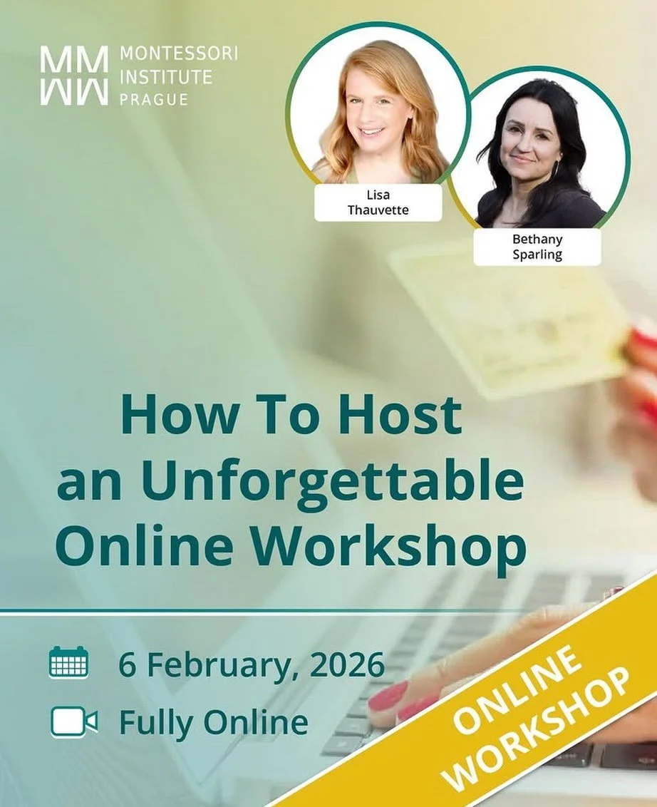 Join us February 6th to learn some human-centered ways to engage your online audience!
@montessoriinstituteprague