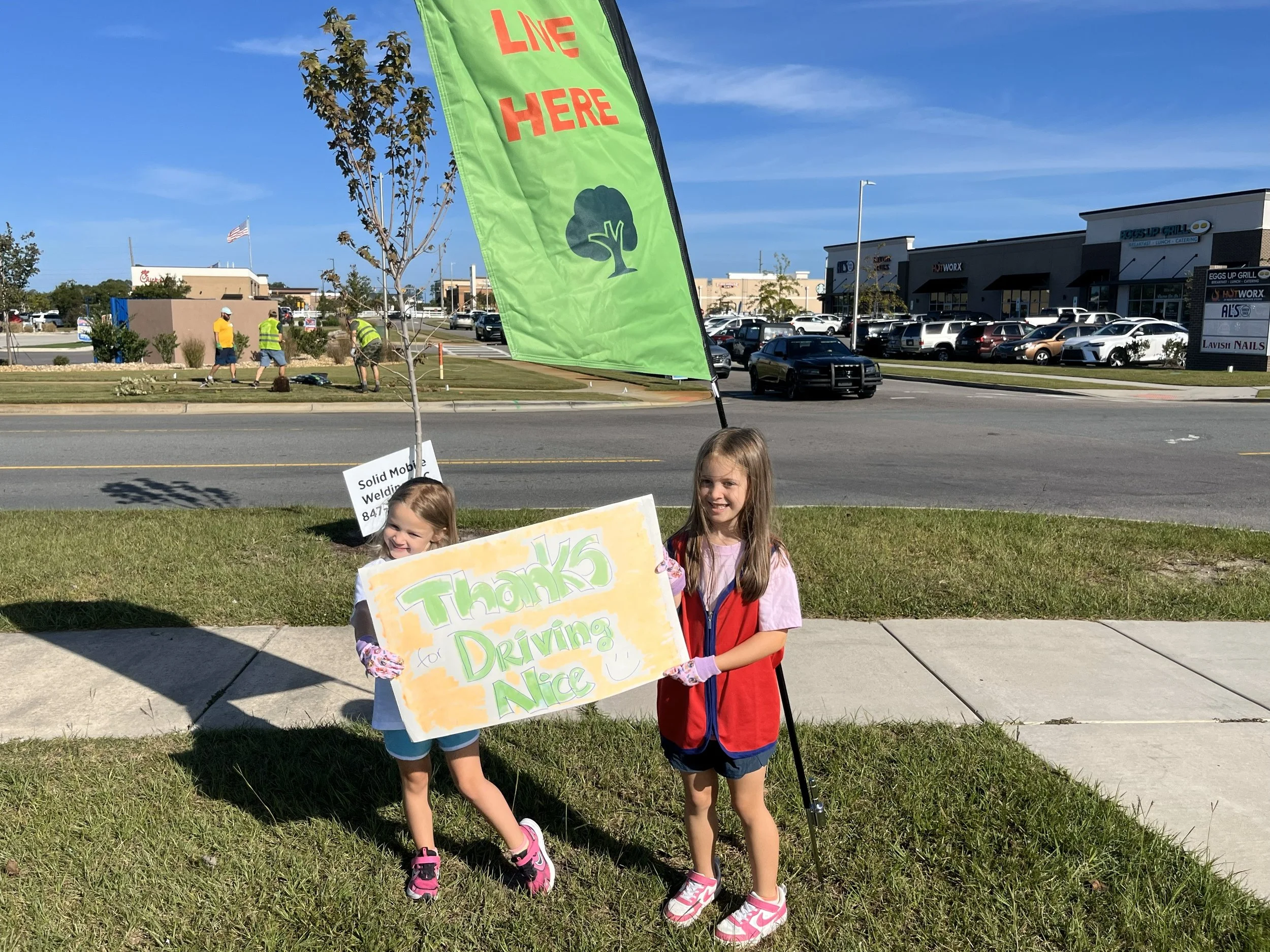 Nathan kiddos drive safe sign.jpg