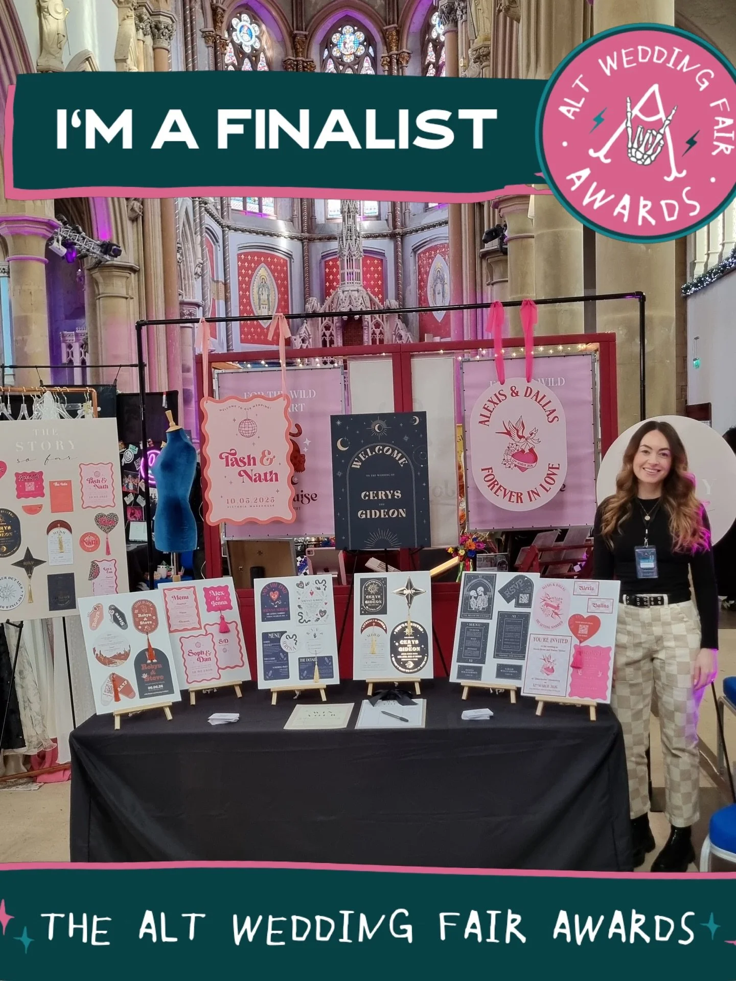 What an amazing way to end the bank holiday weekend, with the recognition of being a finalist in the stationery &amp; signage category of the @altweddingfair awards ❤️&zwj;🔥

I truly believe your wedding day should reflect who you are as a couple, y
