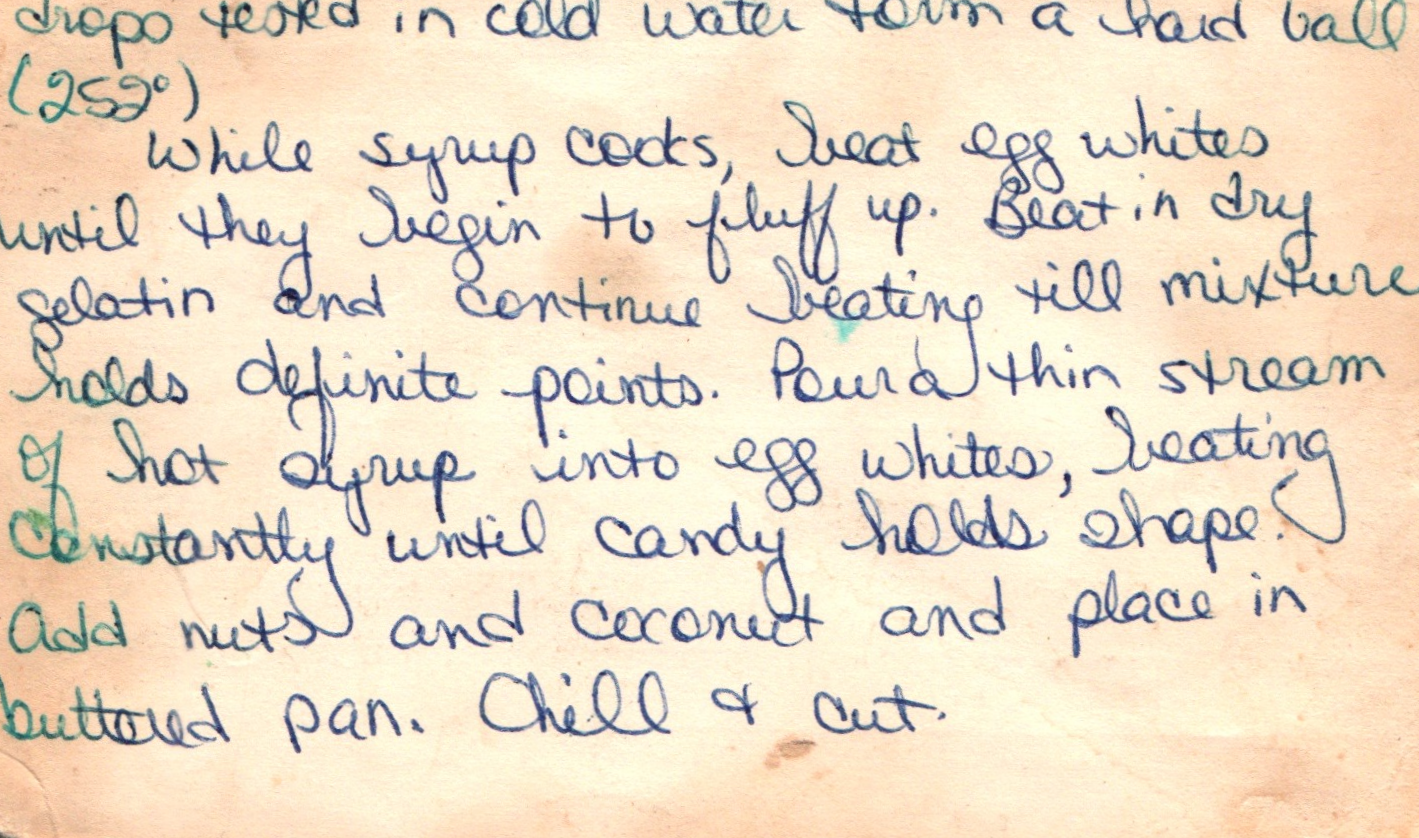 Christmas divinity back