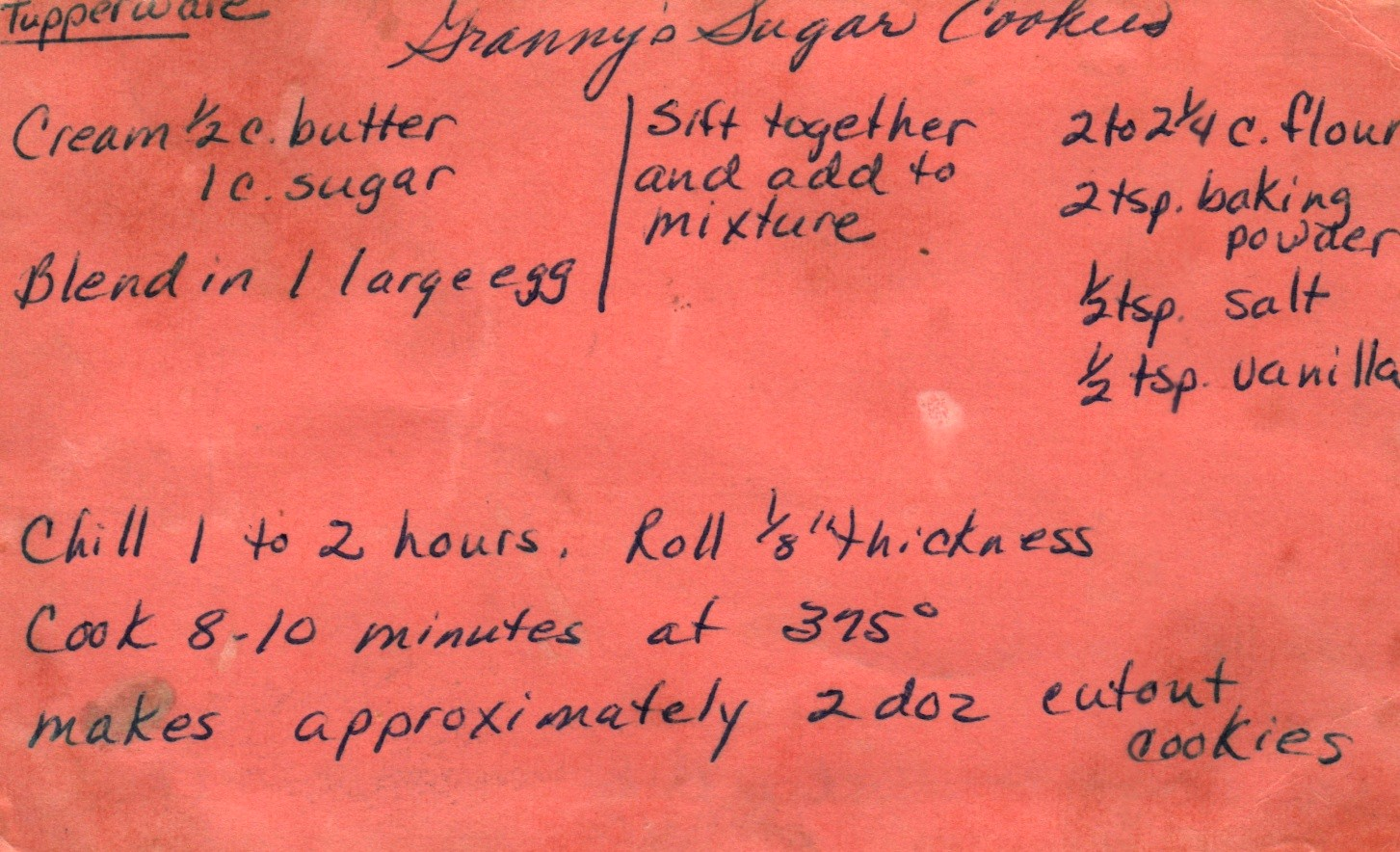 granny's sugar cookies