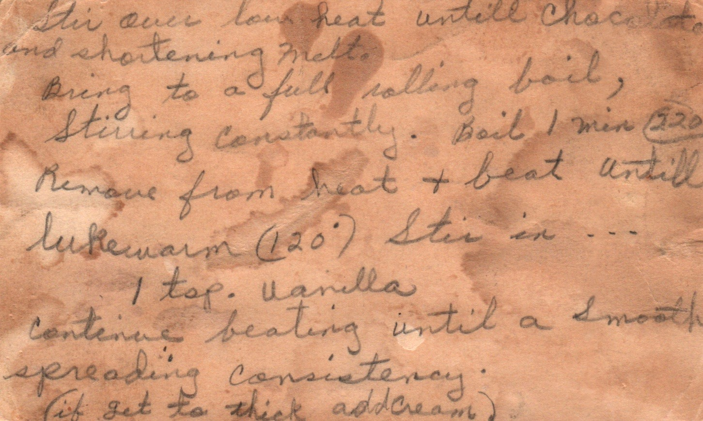 minute fudge frosting back