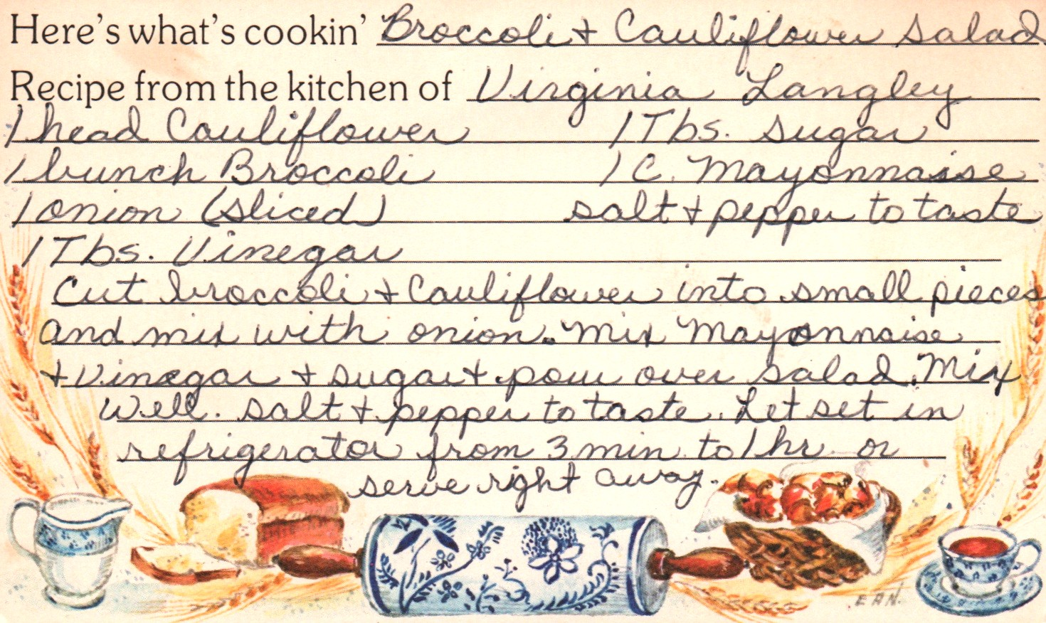 broccoli & cauliflower salas