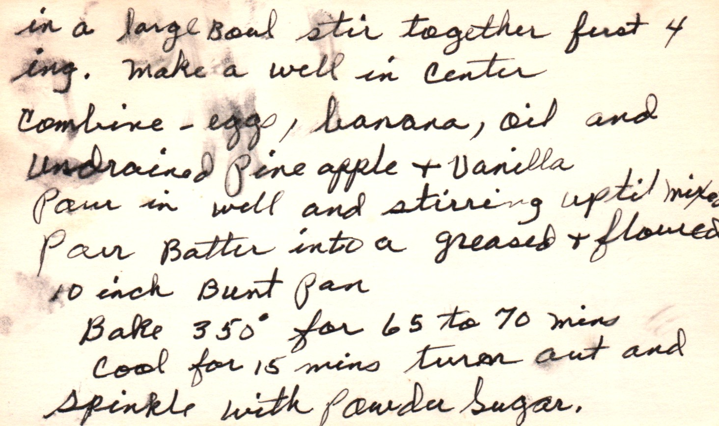 banana pineapple cake back