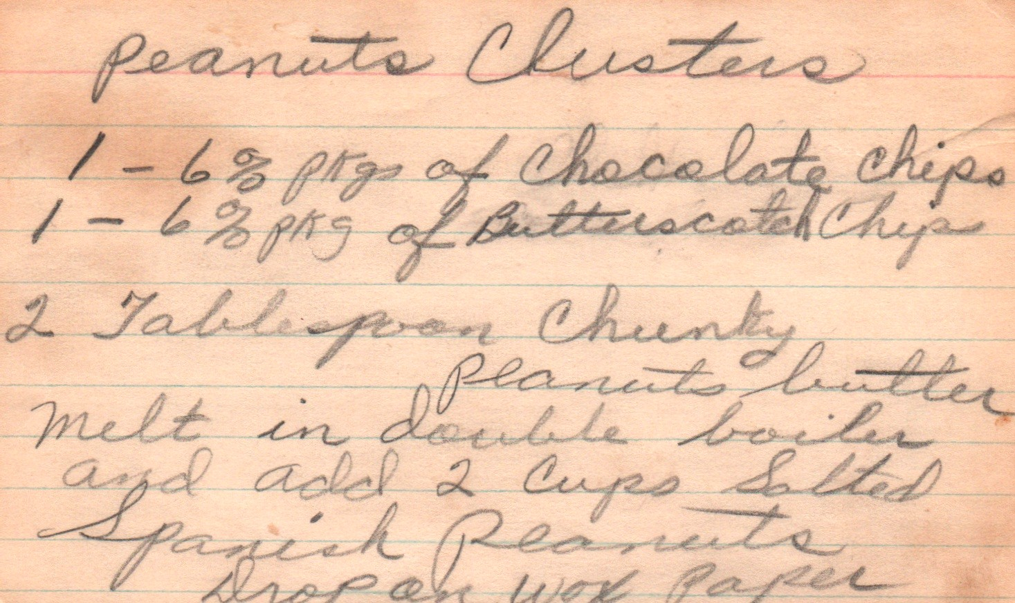 peanut clusters