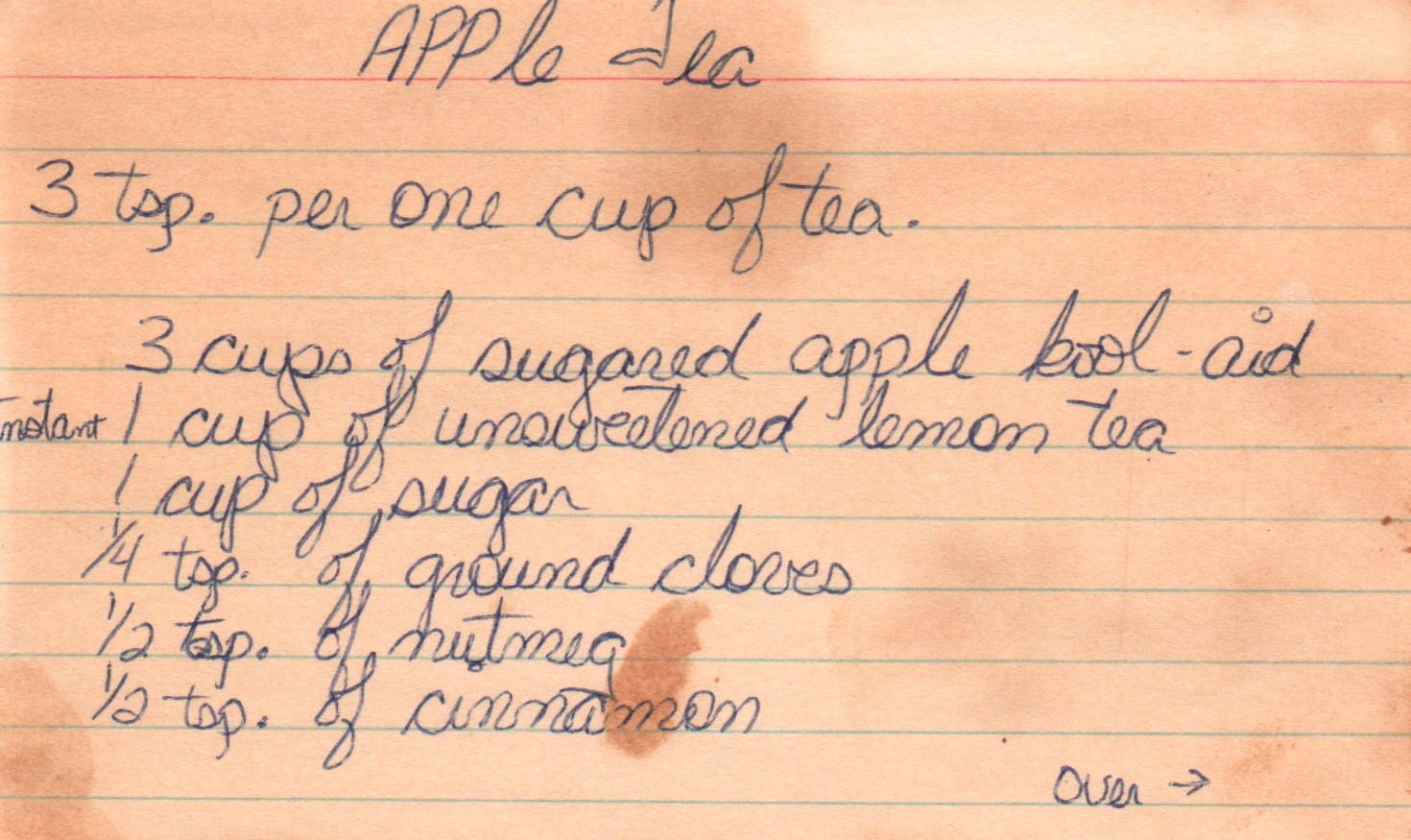 apple tea front