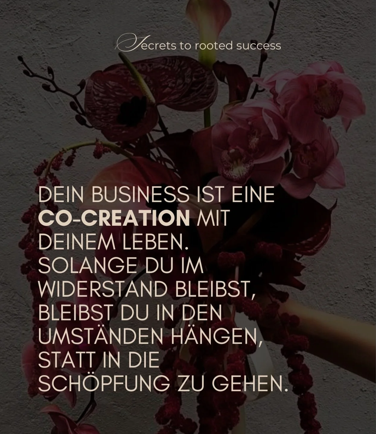 Es ist doch so: Du hast ein bestimmtes Ziel, eine Vision und tust alles daf&uuml;r, um es dir wahr zu machen. Dabei bekommst du vom Leben, vom Universum, von deinem Umfeld, von deiner K&ouml;rperweisheit alles was du brauchst, um zu erkennen 

> W