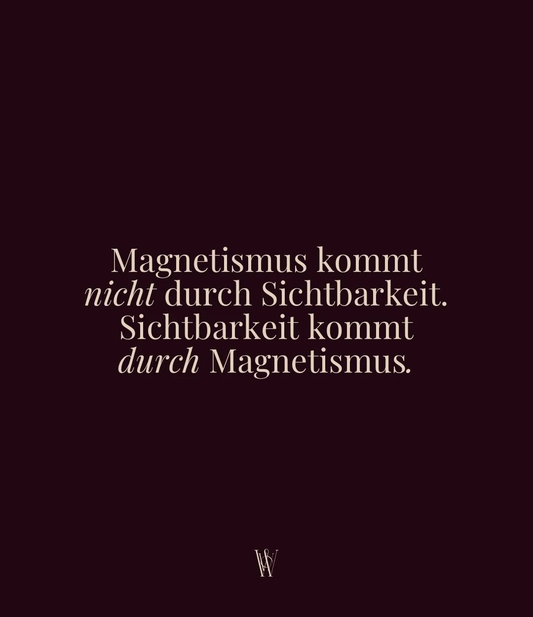 Ich k&ouml;nnte dir hier noch eine ausf&uuml;hrliche, marktschreierische Caption schreiben.

Lieber genie&szlig;e ich jetzt meinen Kaffee &amp; vertraue der Wirkung meiner Worte im Beitrag.

When you know, you know.

See you in MARILYN
(Link in Bio)
