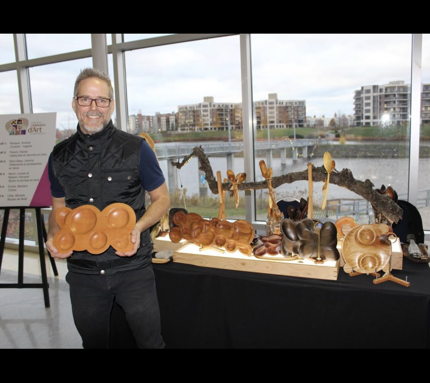 Sculpture bois Daniel Parent