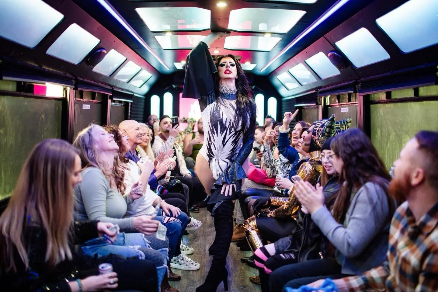 Today&rsquo;s our first rides in Detroit, we hope you&rsquo;re ready Motor City! 

💄 @bettyjmadison 
📸 @themattesons 

#Michigan #Detroit #Drag #DragShow #ThingsToDo