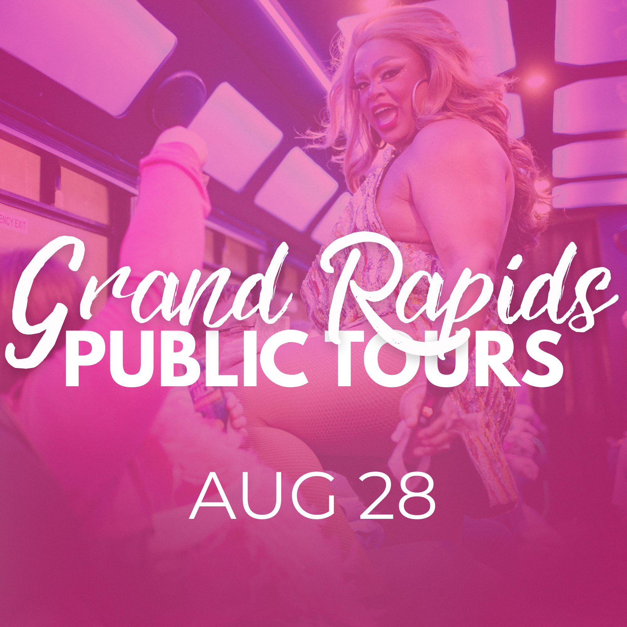 Michigan Drag Bus Public Tours in Grand Rapids, Michigan