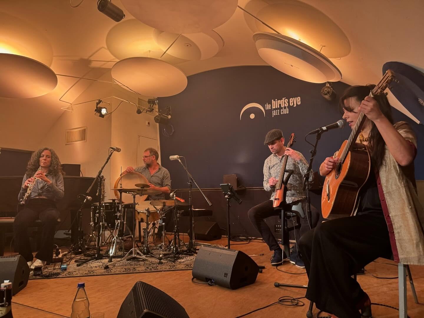 Incredible concert yesterday night @birdseyejazzclub . One of the most inspirational and touching performances I expierenced in recent years by @cachamundinho @maripepacontreras @joanaalmeida.worldmusic  #basel #art #jazz #worldmusic