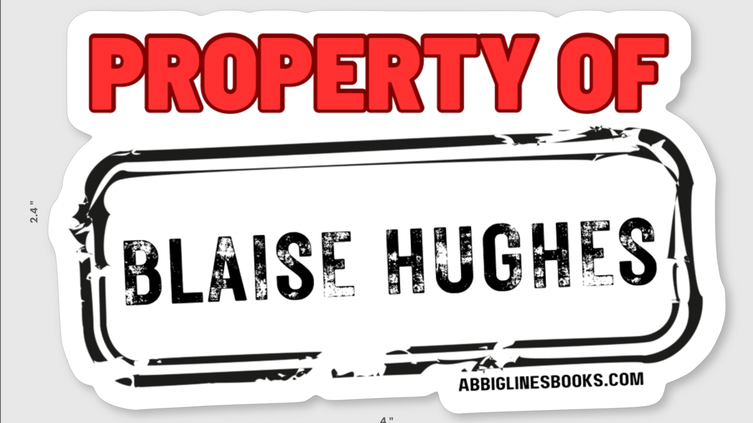 Property of Sticker