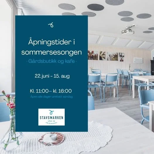Åpningstider stavsmarkengård