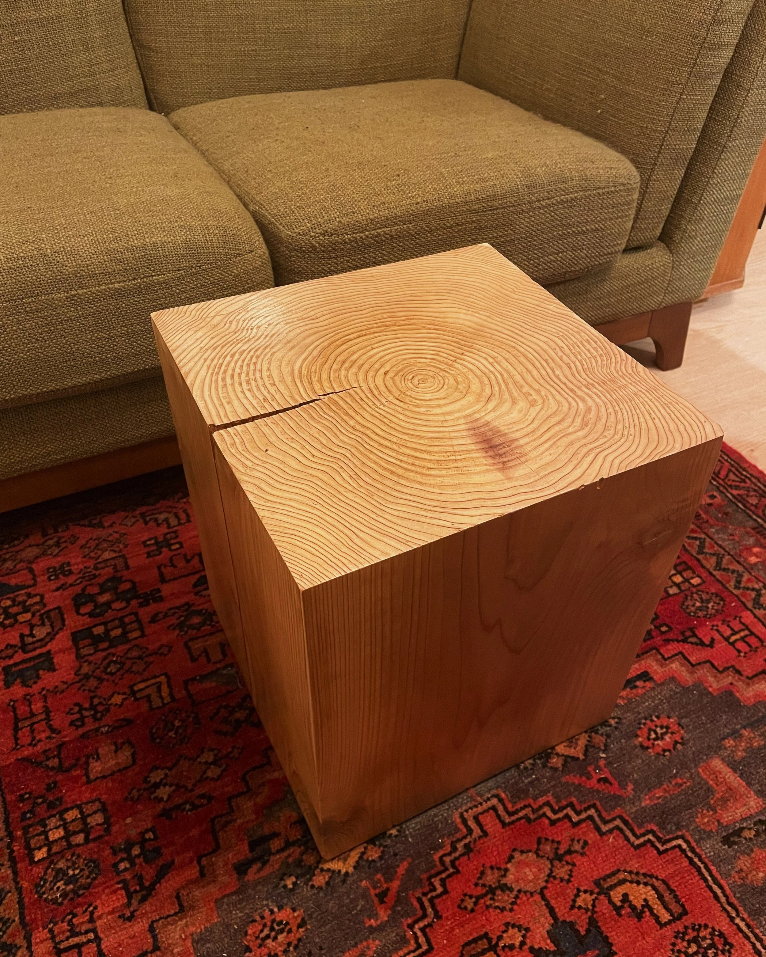 A variety of custom woodworking pieces