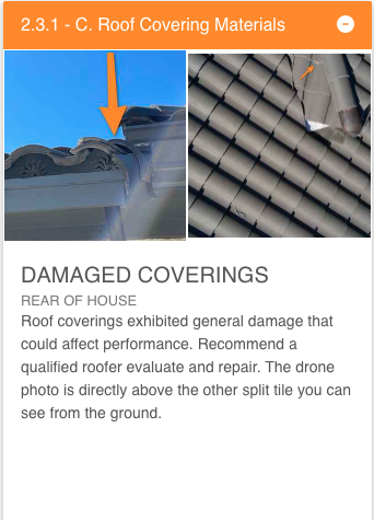 Roof damage in Texas