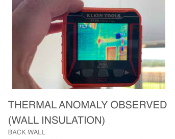 Thermal imaging in home inspection