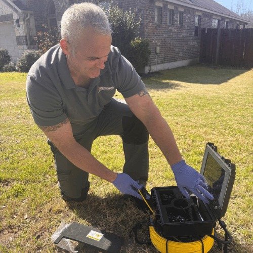 A standard inspection stops at the walls. I go 100 feet past them. 🛠️ 🔍

In Central Texas, our shifting clay soil and deep-rooted oaks are a nightmare for sewer lines. From "bellies" in the pipe to hidden root balls, what you can&rsquo;t 