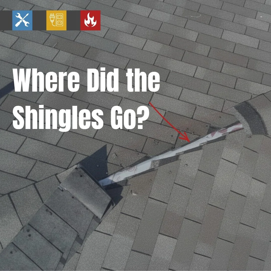 Finding a section of missing shingles on a roof can instantly make a homebuyer want to back out of a deal. But before you panic, let's look at exactly what we&rsquo;re dealing with here.

The Risk: Shingles are your home&rsquo;s primary armor against