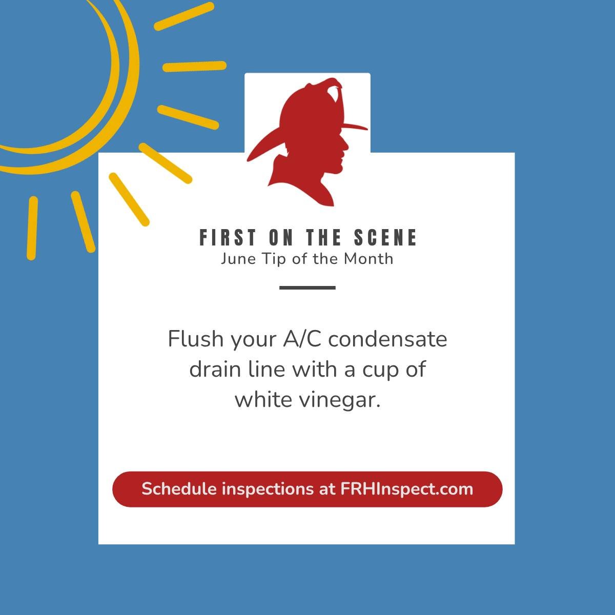 June kicks off heavy A/C season in Texas. 🔆  As your system runs constantly to fight the humidity, algae and sludge easily build up in the drain line. If it clogs, that water backs up into your attic, ceilings, or walls, causing expensive water dama