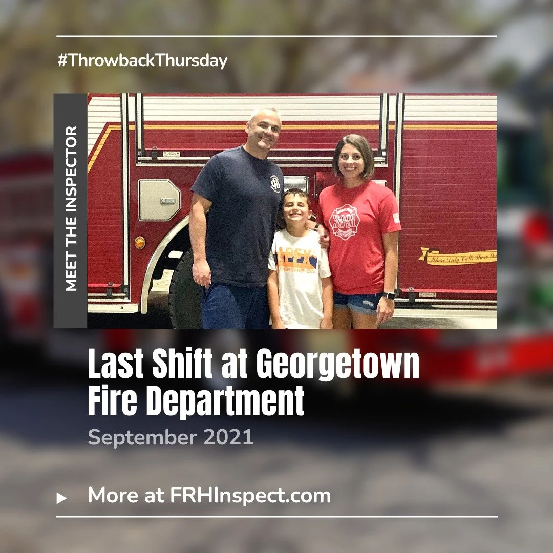 A look back at Ross' final shift at @georgetownfiredepartment  in 2021. While the daily routine looks a lot different now, the foundation remains exactly the same. The fire service teaches you to look closely at building construction, understand elec