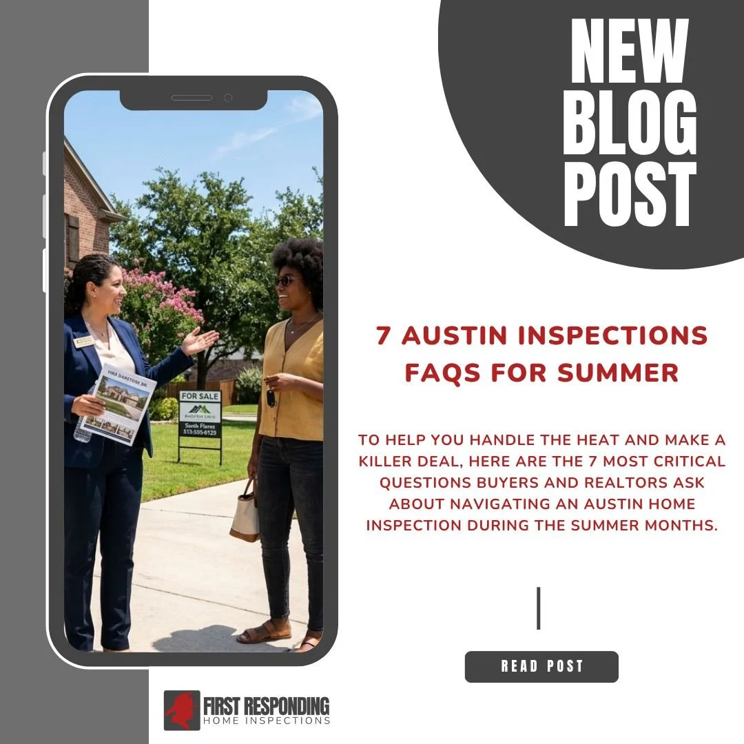 ☀️ The Texas summer is officially here, and with it comes a unique set of seasonal questions from buyers, sellers, and Realtors. While the core of a home inspection never changes, the heat definitely brings specific concerns to the forefront.

To hel