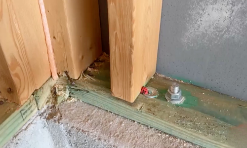 Loose Bolts Found at a Pre-Drywall Inspection
