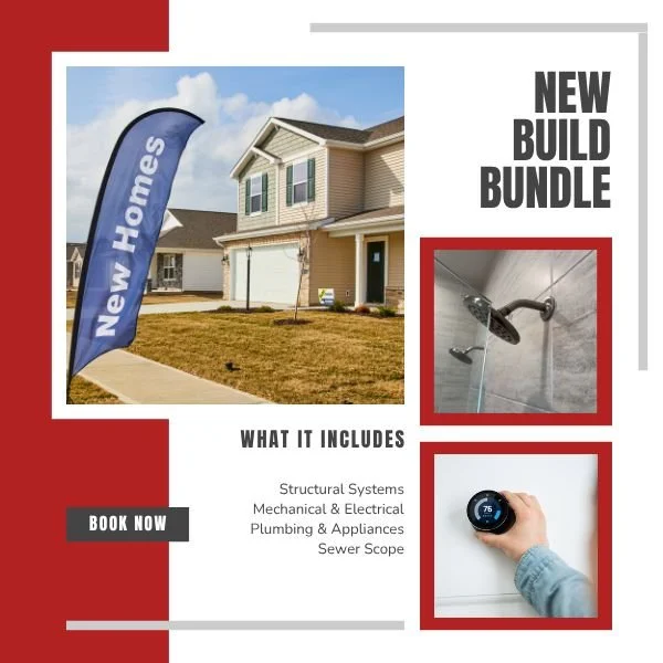 Think brand-new construction means zero defects? Think again! 🏡 Construction crews move fast and mistakes happen. Don't sign closing papers until you know what's happening under the slab and inside the walls!

Introducing our New Build Bundle:

✅ Fu