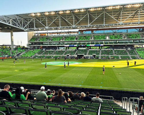 Q2 Stadium near Braker Lane