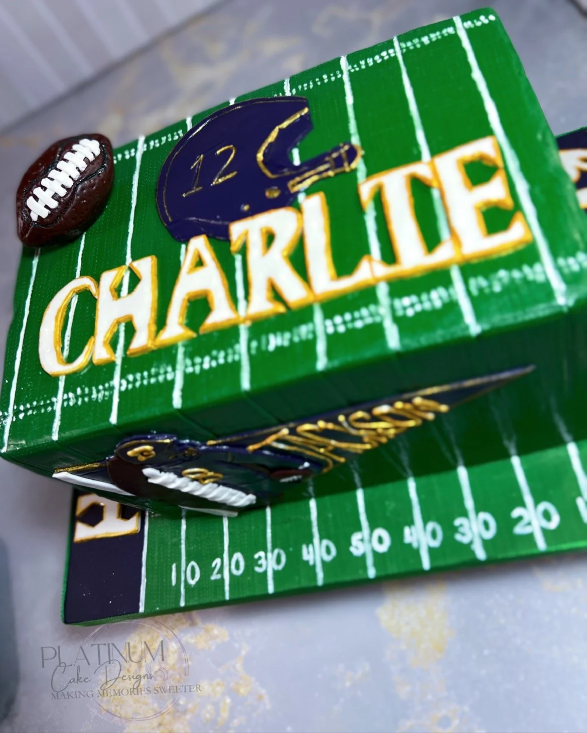 American football teen’s birthday cake 6.JPG