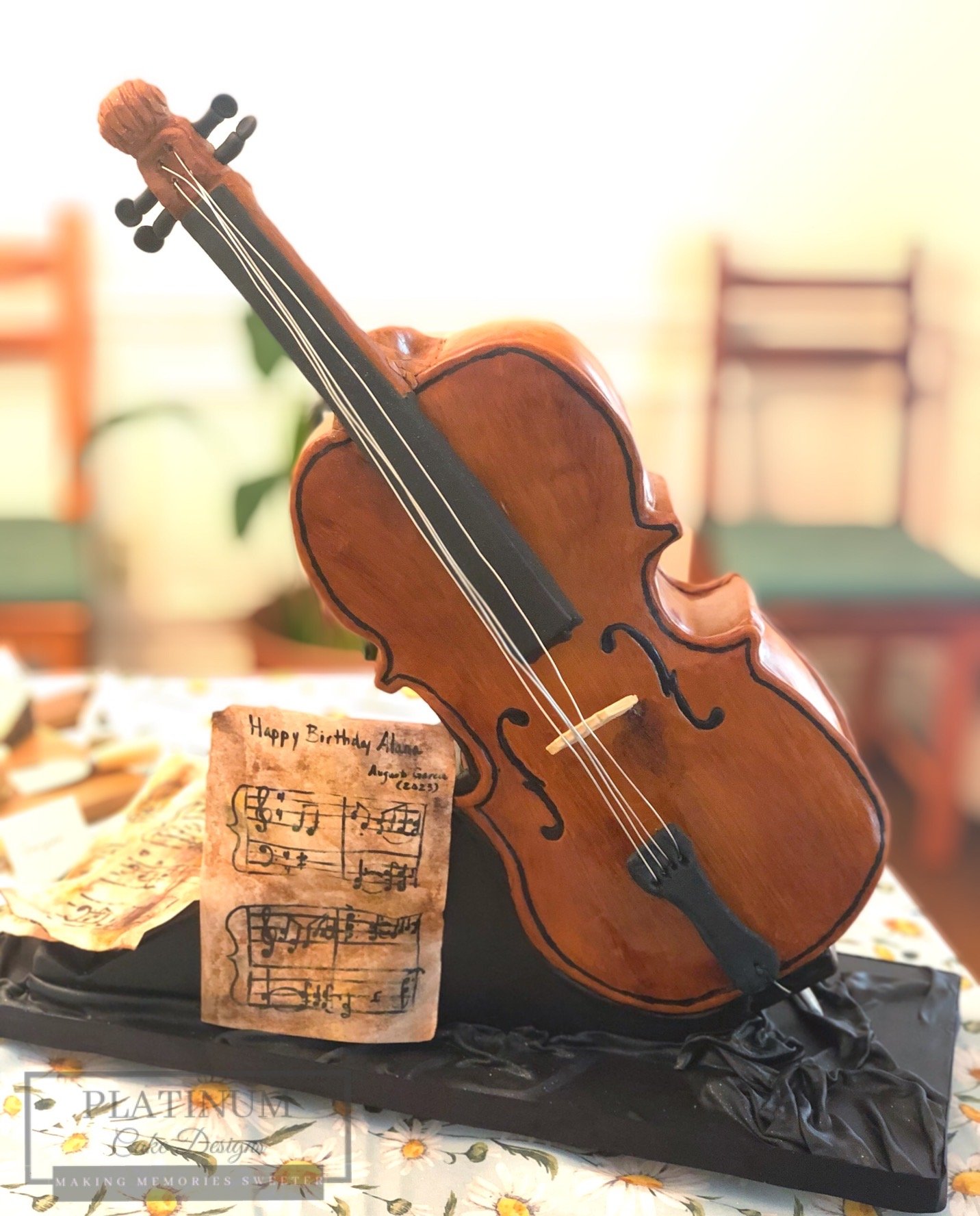 Sculpted Cello birthday cake1.JPG