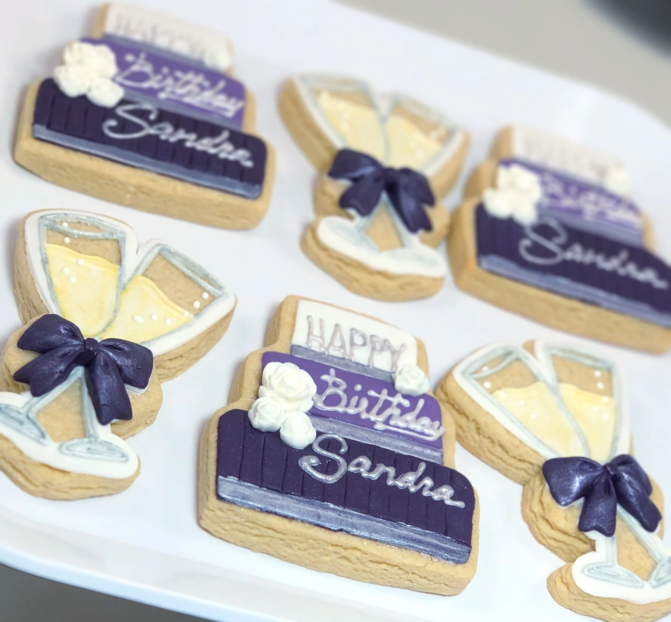 Champagne and Cake Birthday Cookie Set side1.JPG