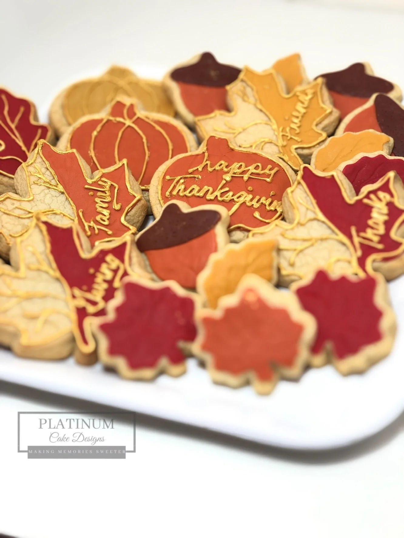 Thanksgiving Day fall leaves cookies.JPG
