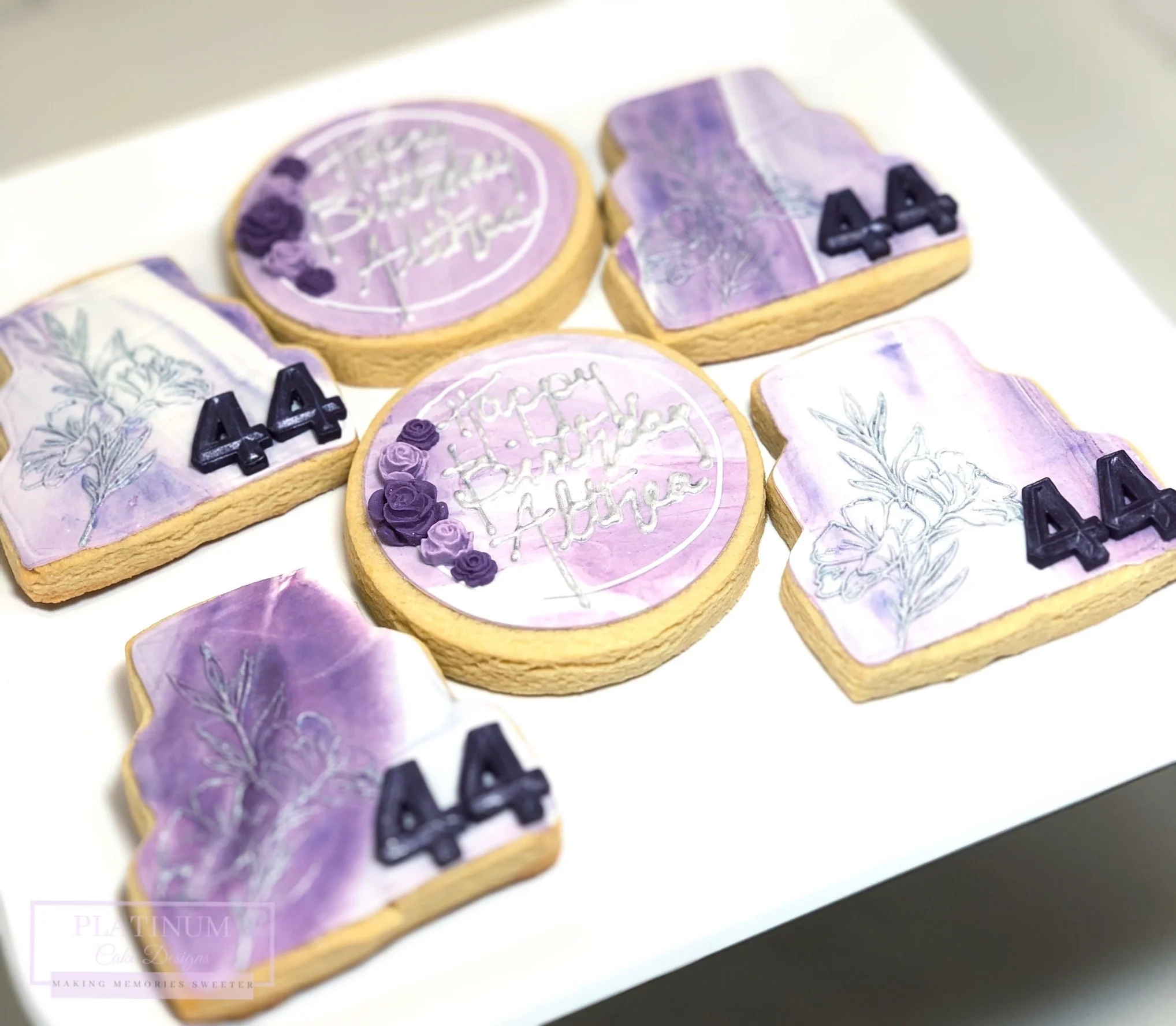 44th Birthday Cake Cookies.JPG