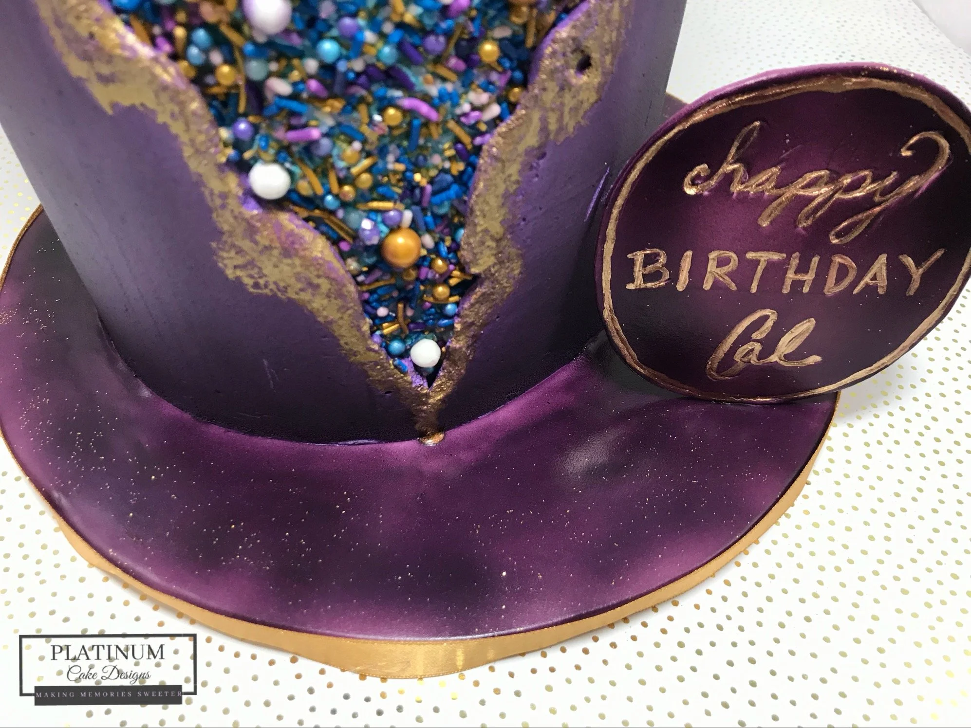 birthday_cake_40th_purple_faultline_closeup.JPG