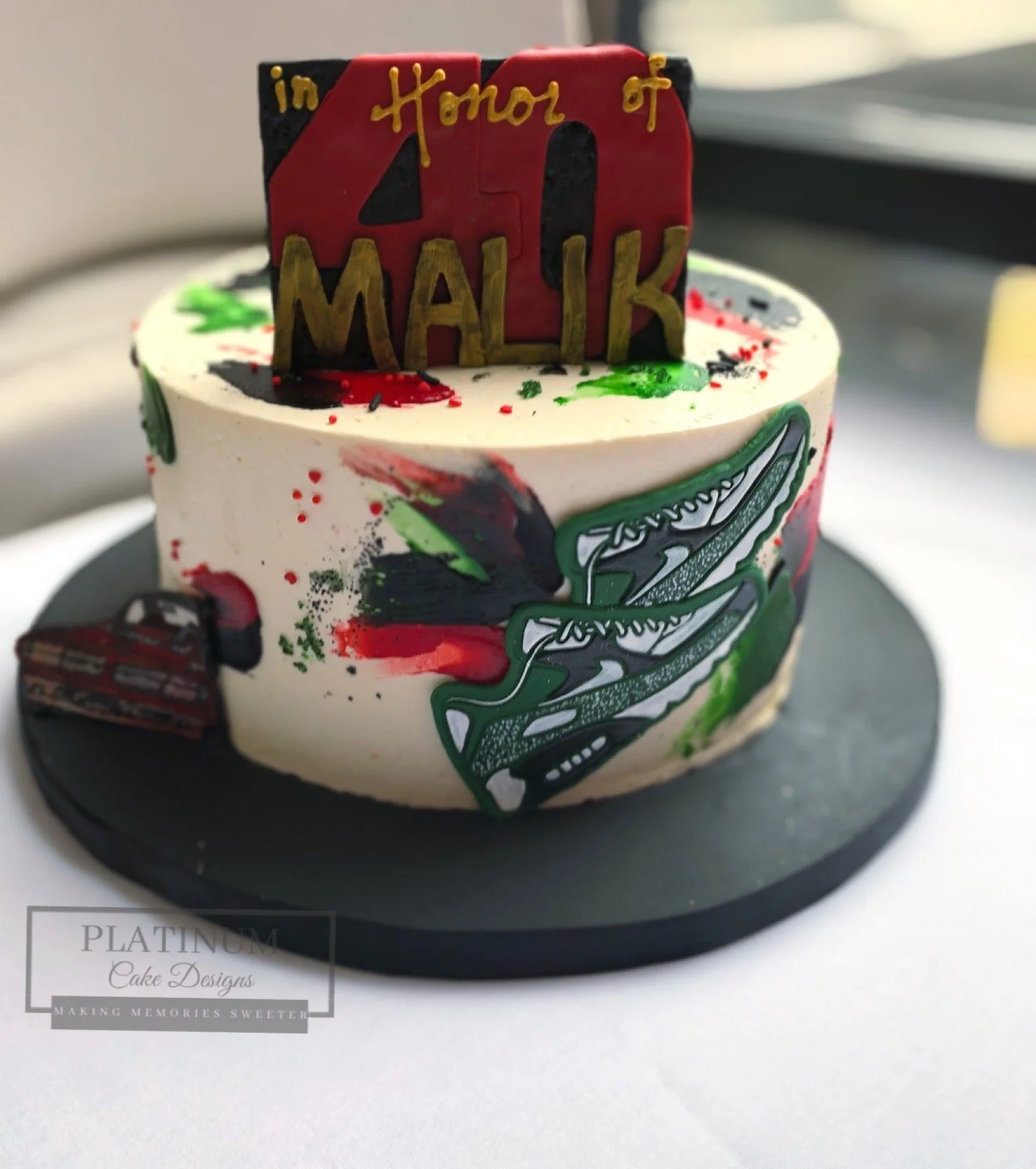 Malik’s 40th Celebration of Life Kwanzaa Cake.JPG