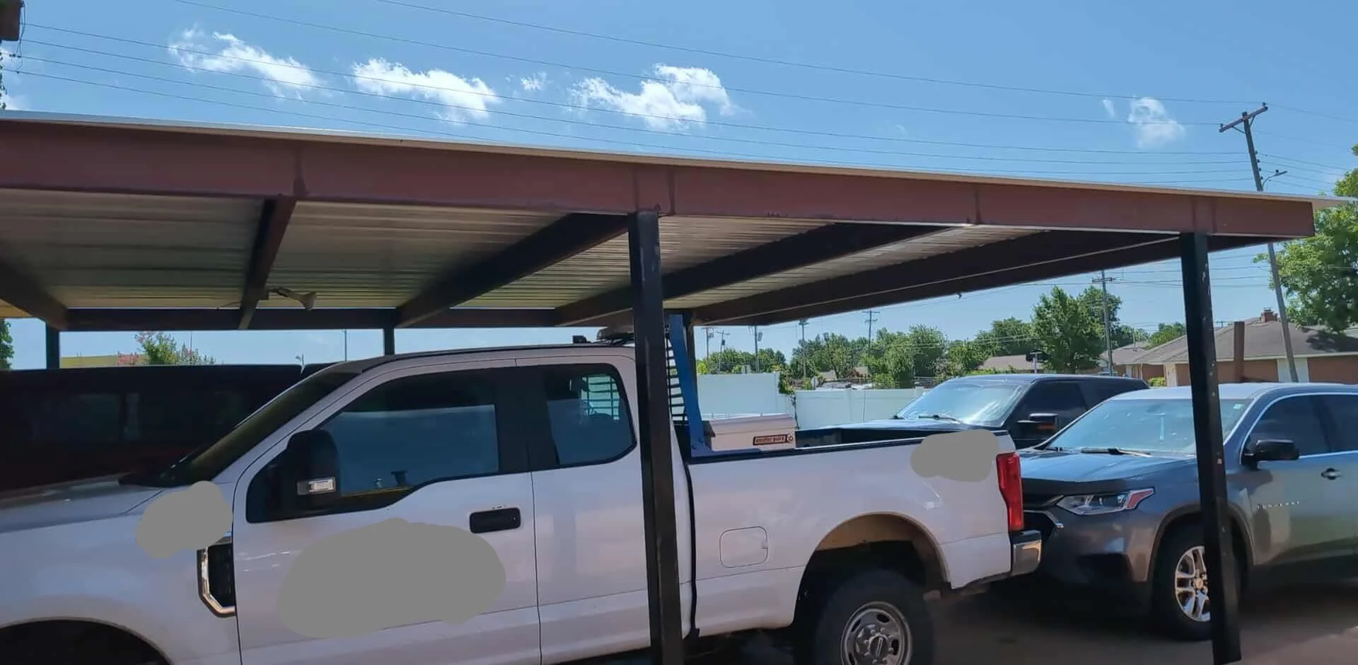 20x20 2% carport in Oklahoma City